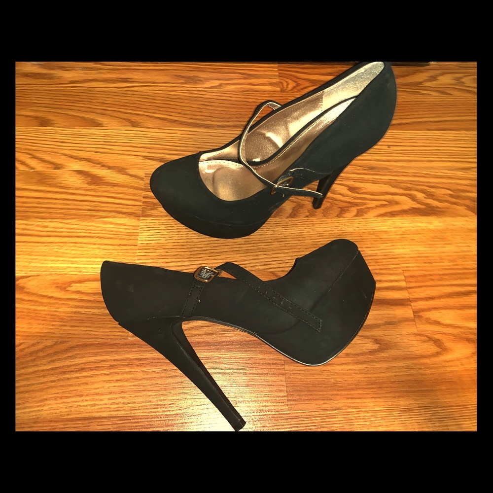 Black high heels